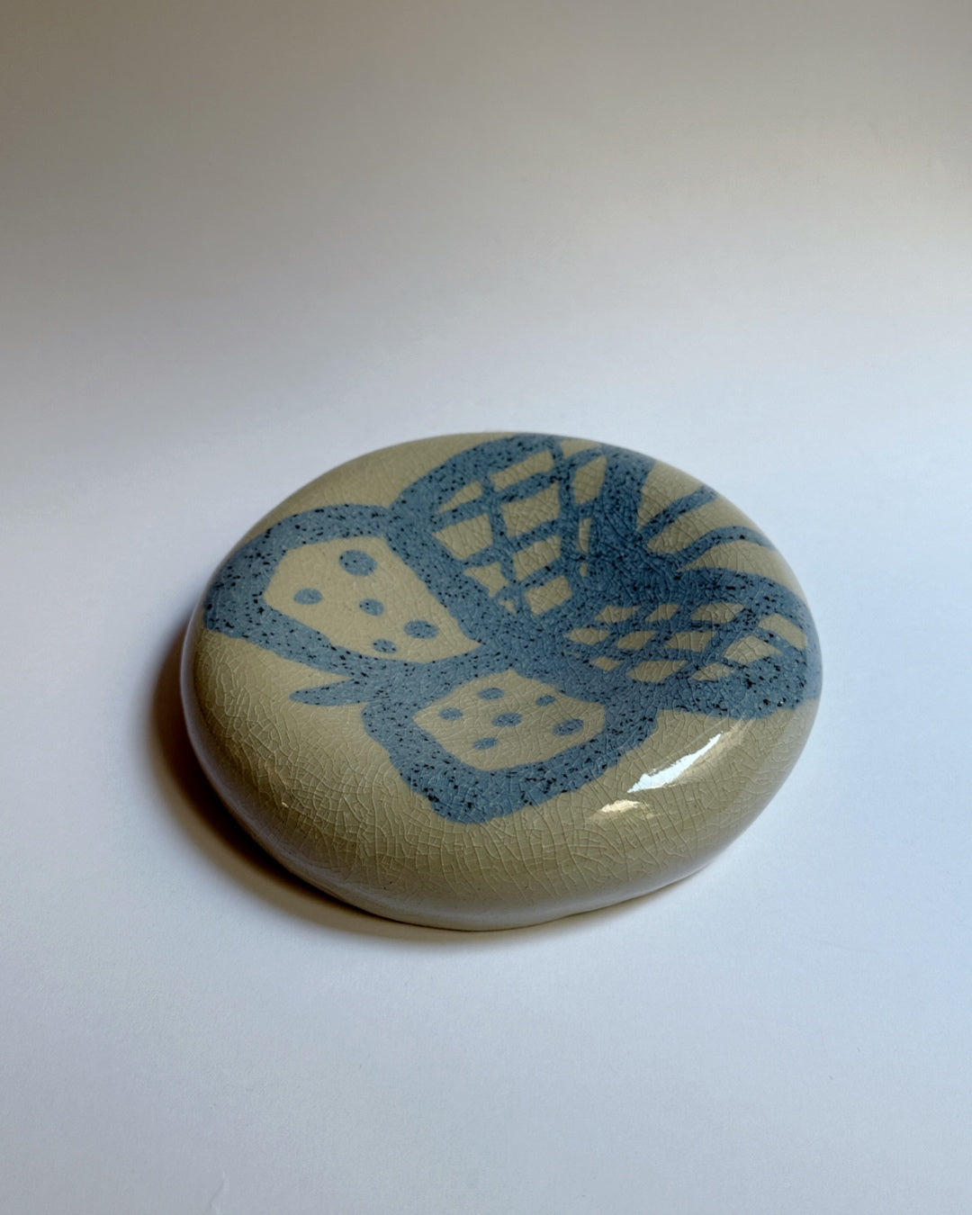 Craquelé Blue Bubble Butterfly