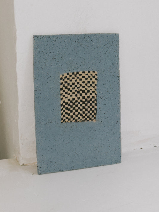 Summer Blue (Nerikomi Art Tile)