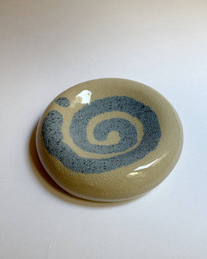 Craquelé Blue Bubble Spiral