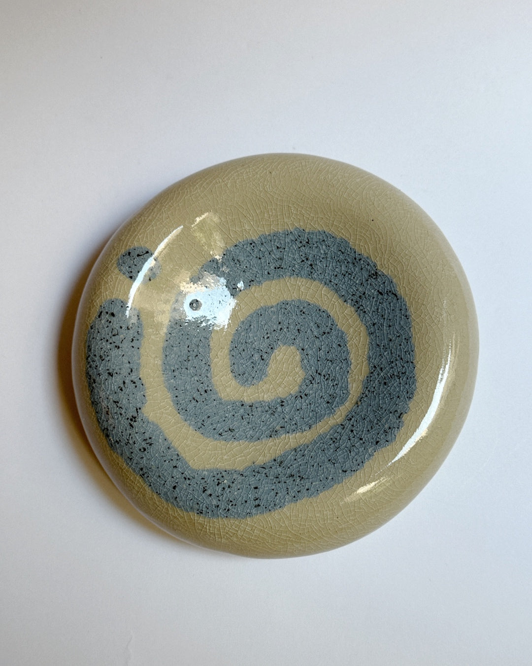 Craquelé Blue Bubble Spiral