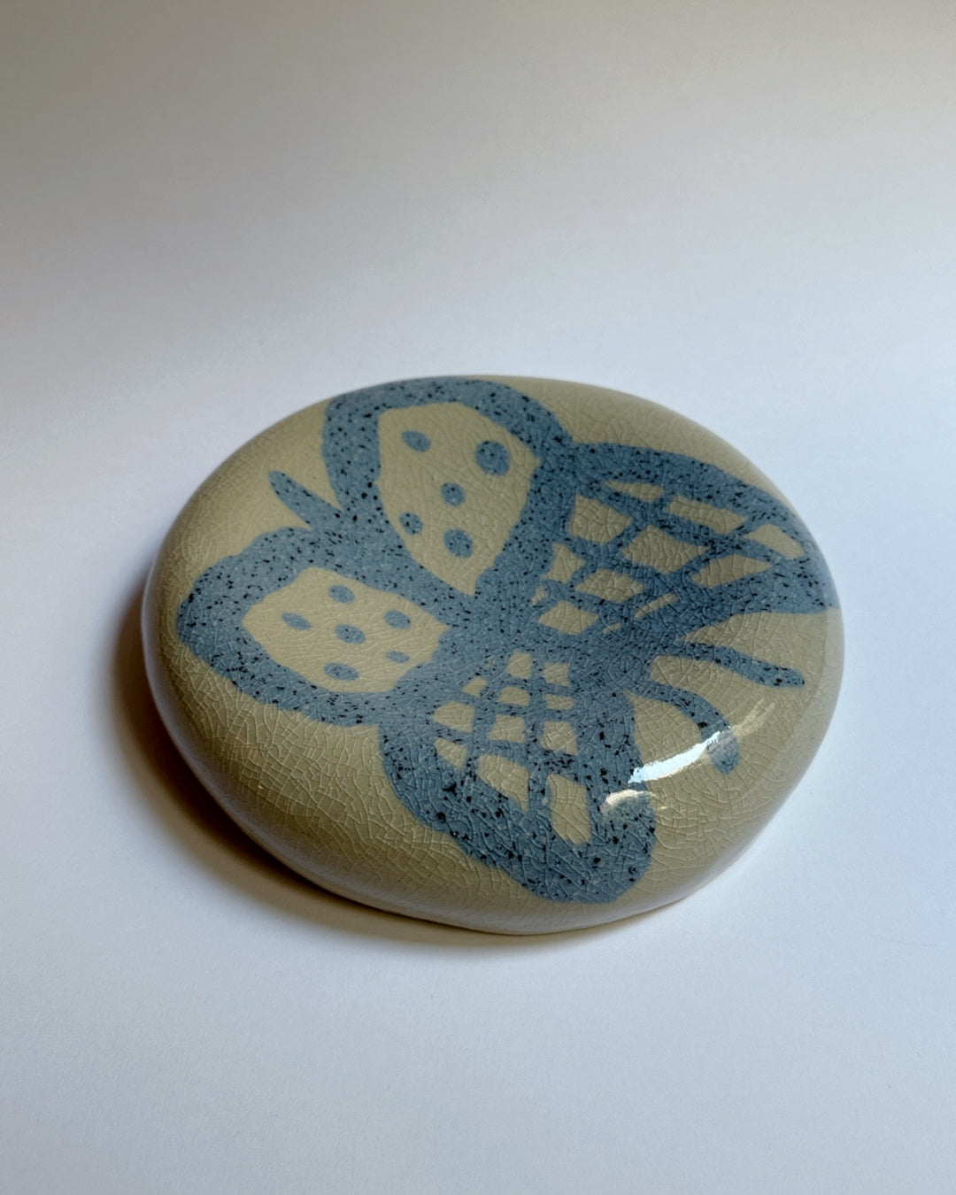 Craquelé Blue Bubble Butterfly