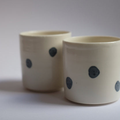 Floating Gray Dot Cup