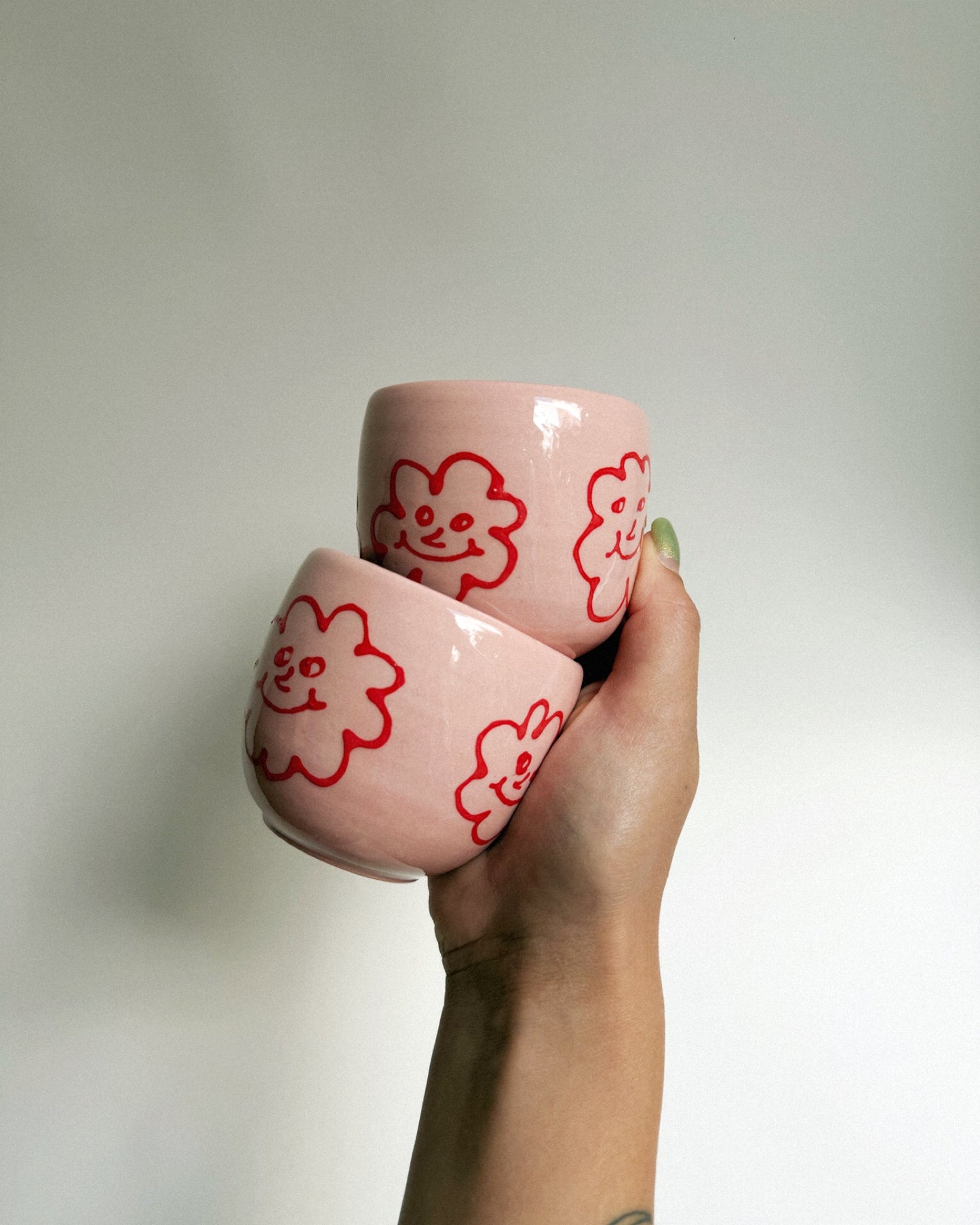 Happy cloudy cups | set